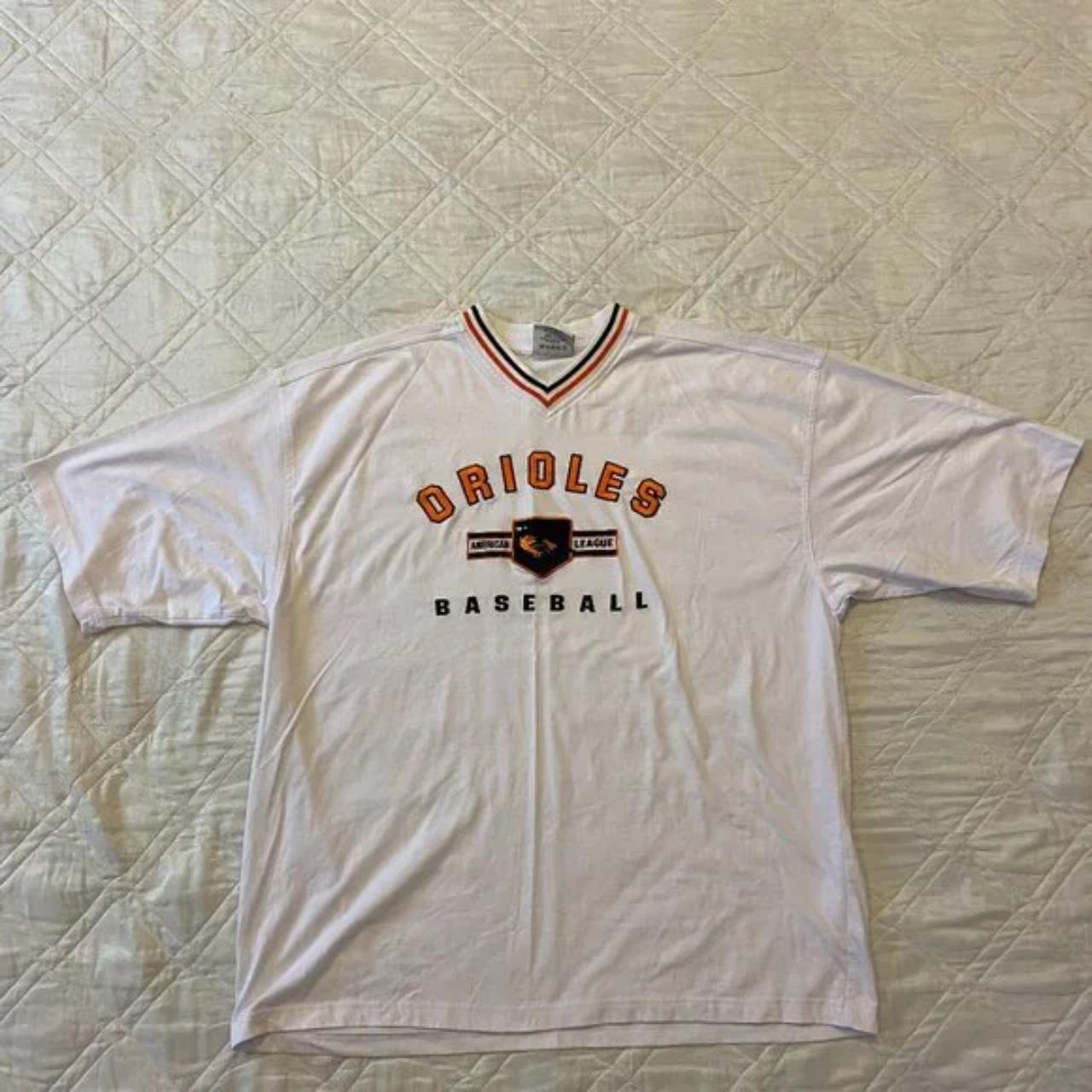 Baltimore Orioles Polo Shirt with Zipper. Size - Depop