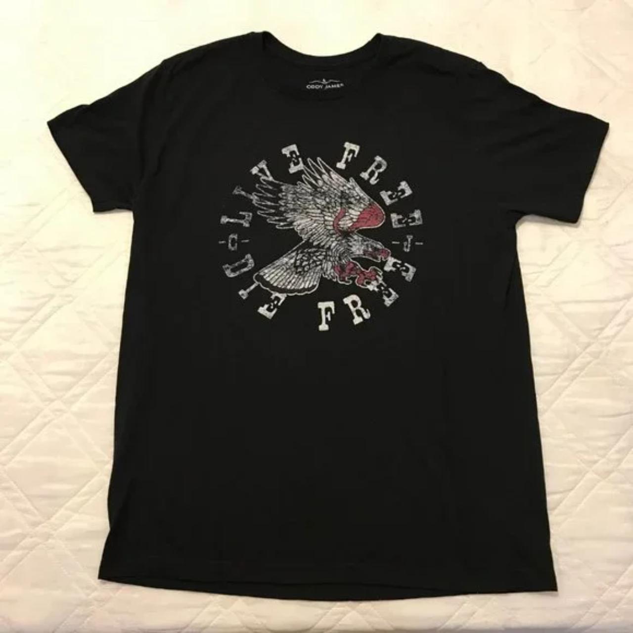 Cody James Live Free Die Free -- black T shirt Large - Depop