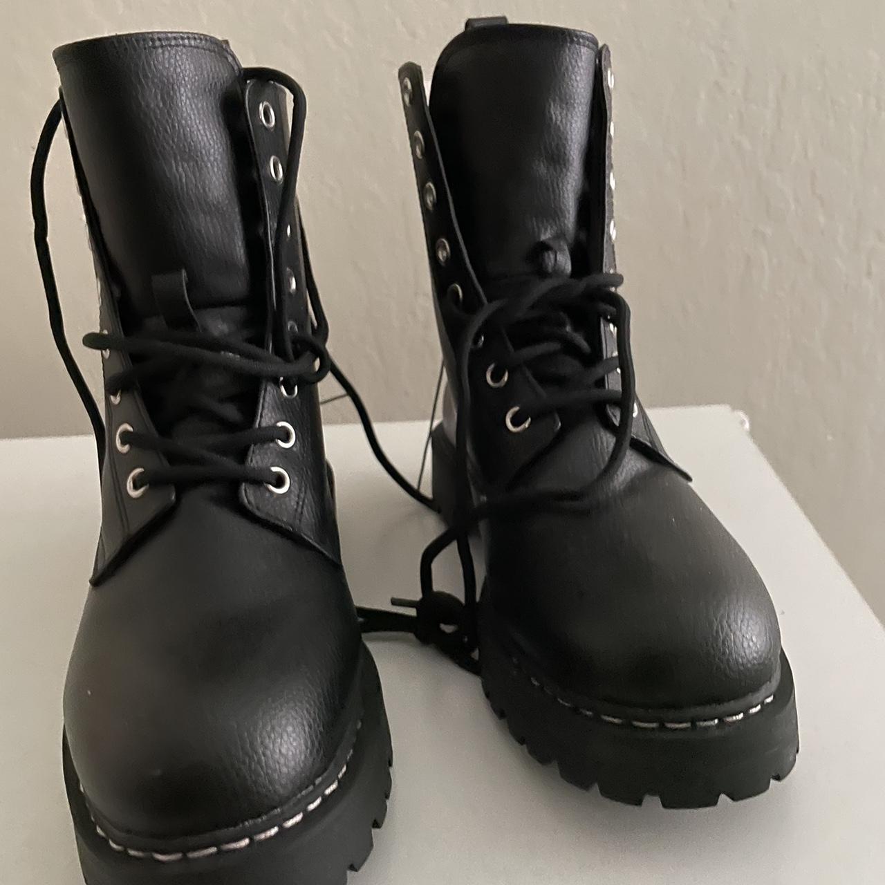 H&M Women's Black Boots Depop