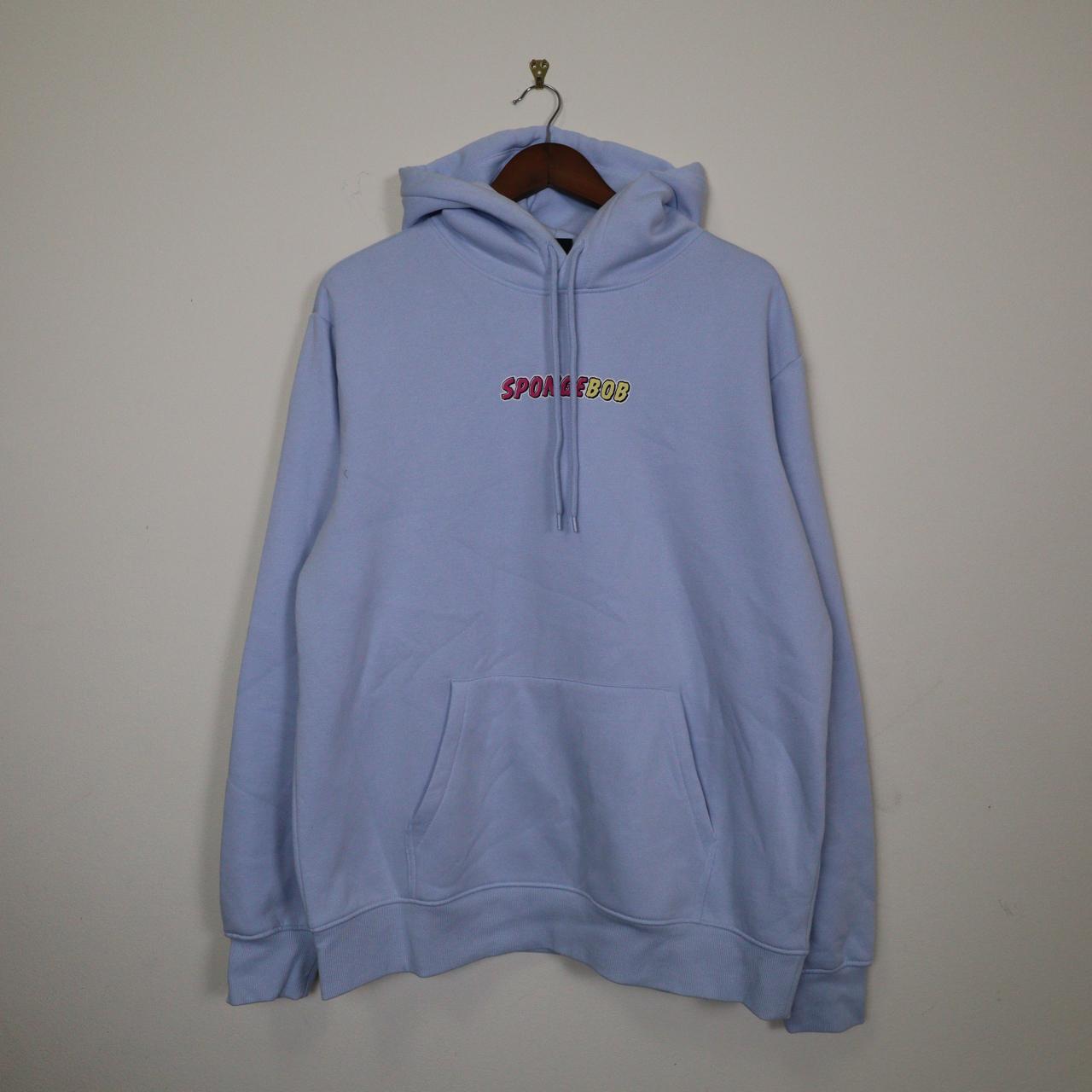 Light blue spongebob online hoodie