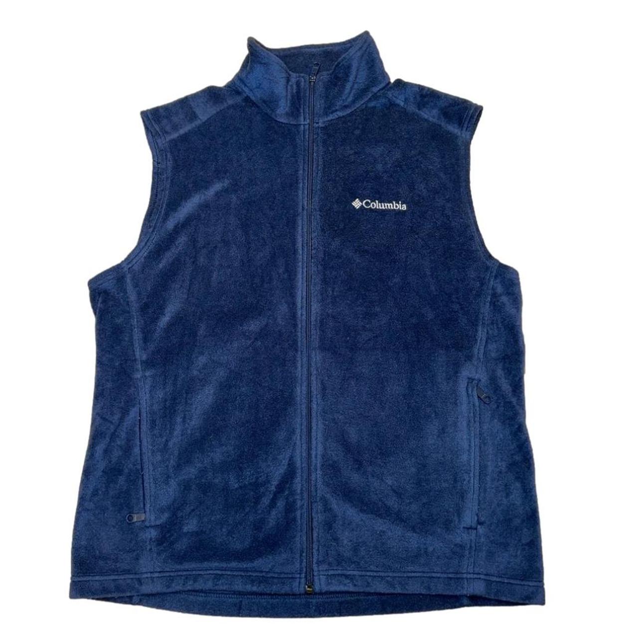 Columbia Men s Cathedral Peak II Fleece Vest Navy