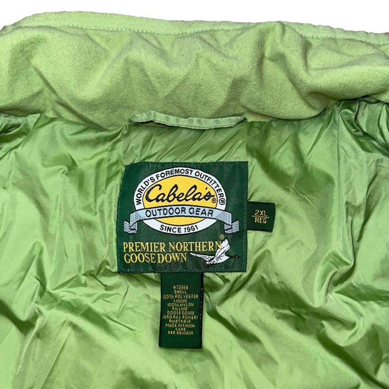 Cabela's orders premier northern goose down jacket