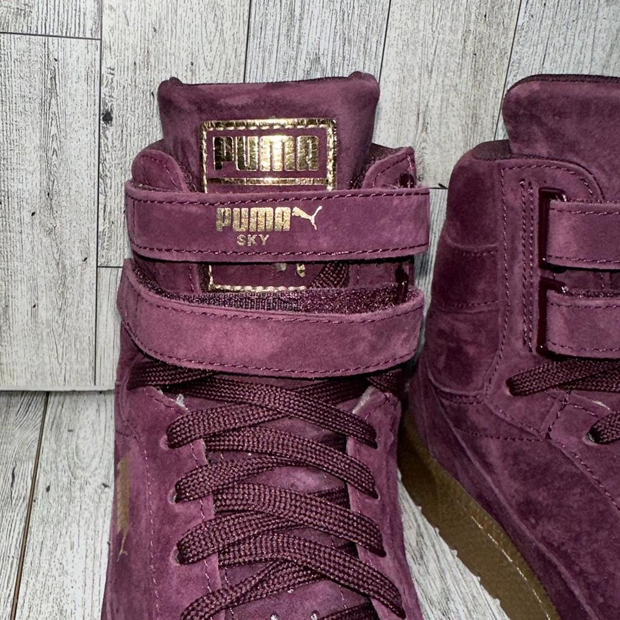 Purple high hot sale top pumas