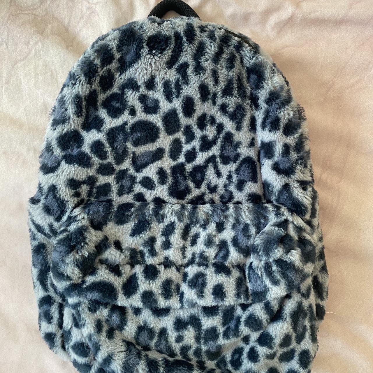 John Galt Leopard Faux Fur Bag