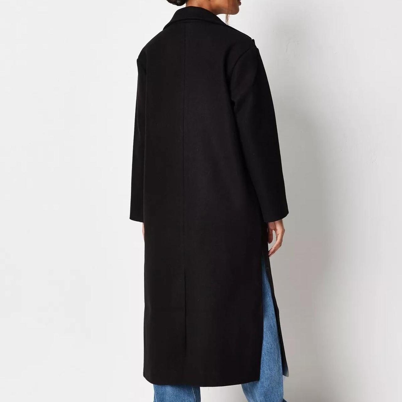 Missguided black coat online