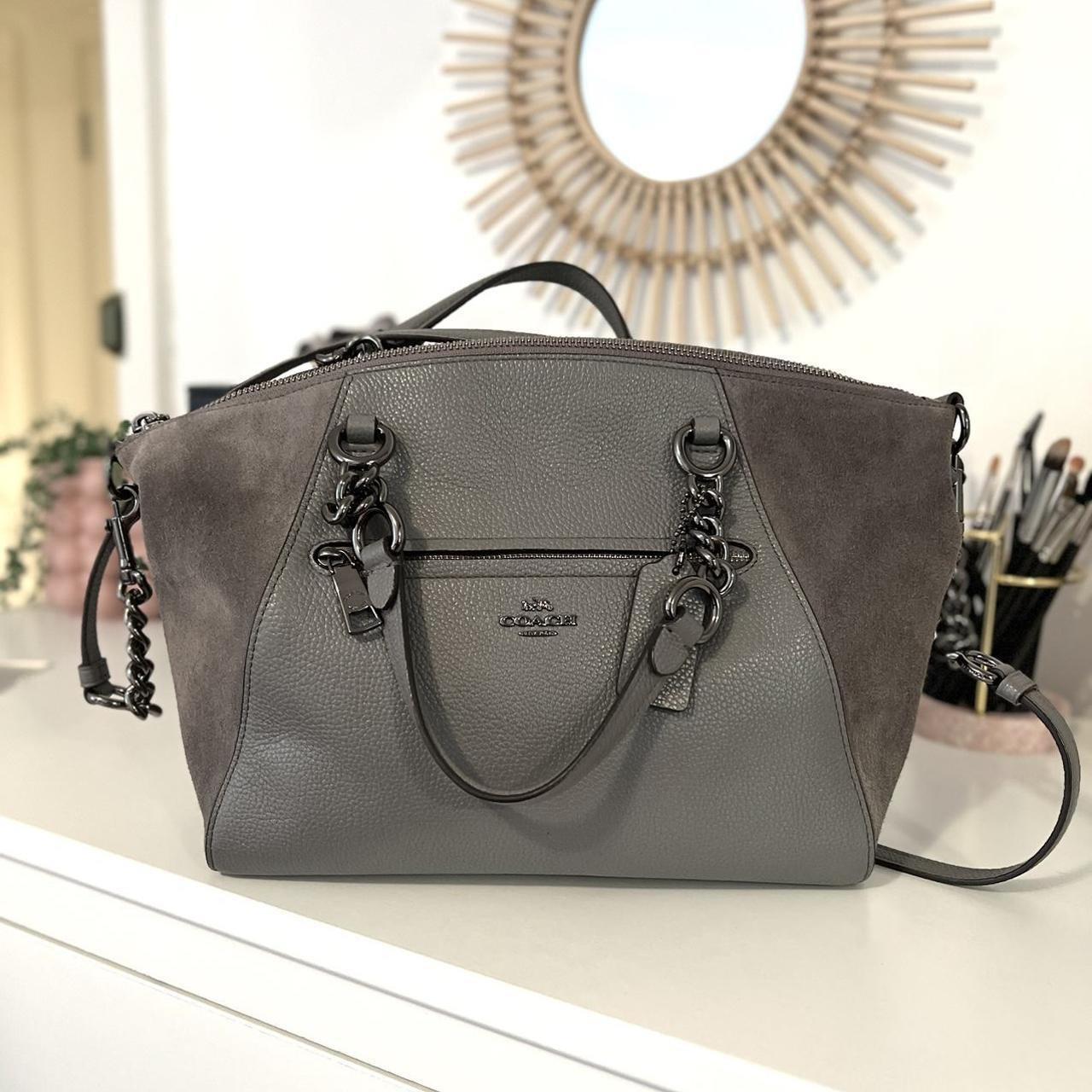 Coach grey hot satchel