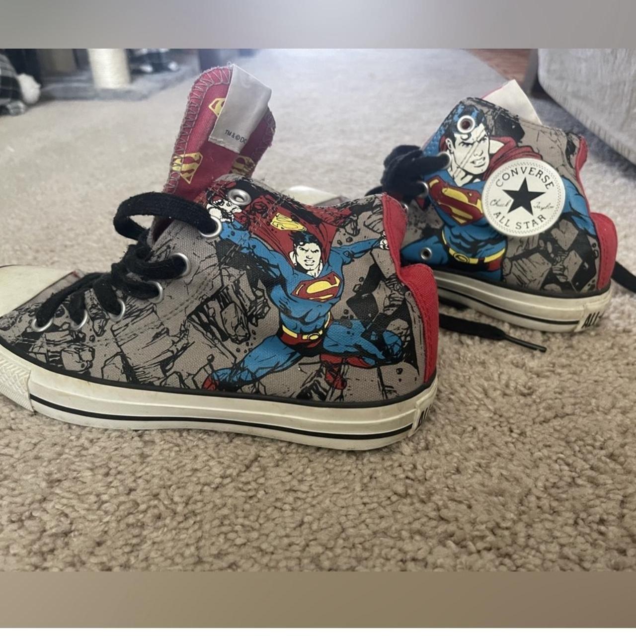 Superman converse high clearance tops