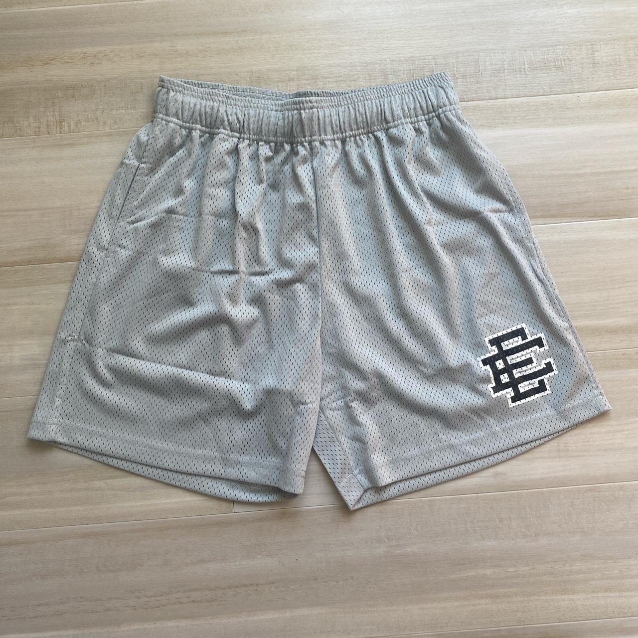 Eric Emanuel Grey Shorts Used but in Good Condition - Depop