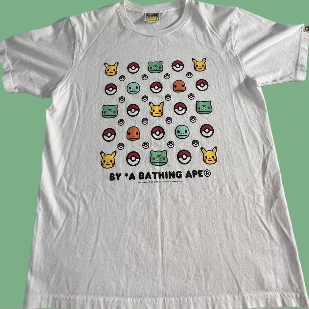 2017 Bape X Pokémon T-shirt Bape Pokémon Great... - Depop