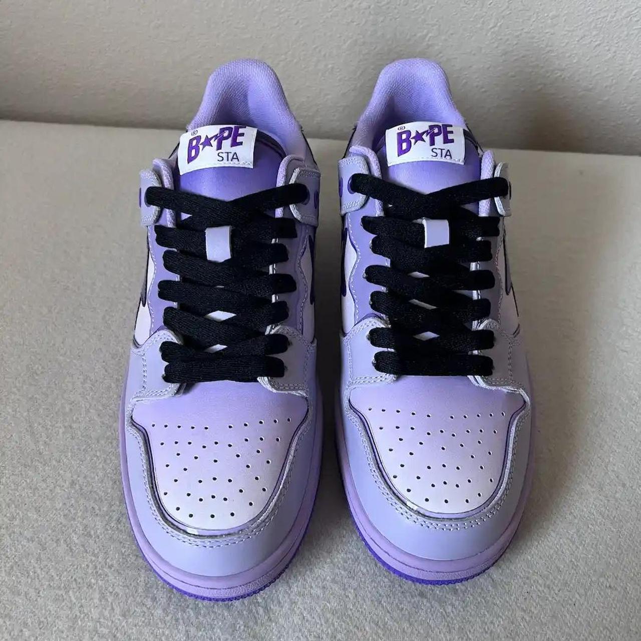 Bape Sk8 Sta Purple Sneakers - box not included... - Depop