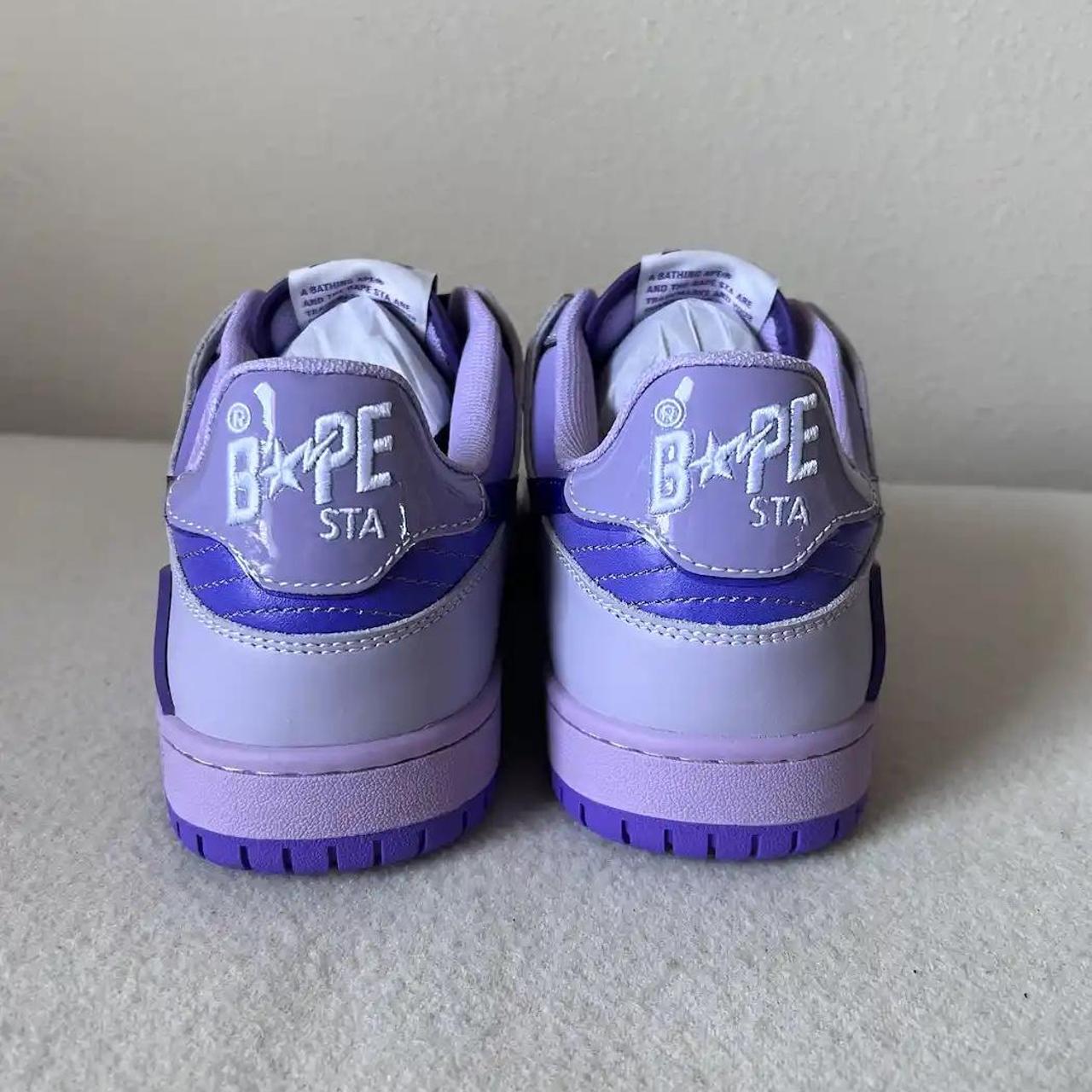 Bape Sk8 Sta Purple Sneakers - box not included... - Depop