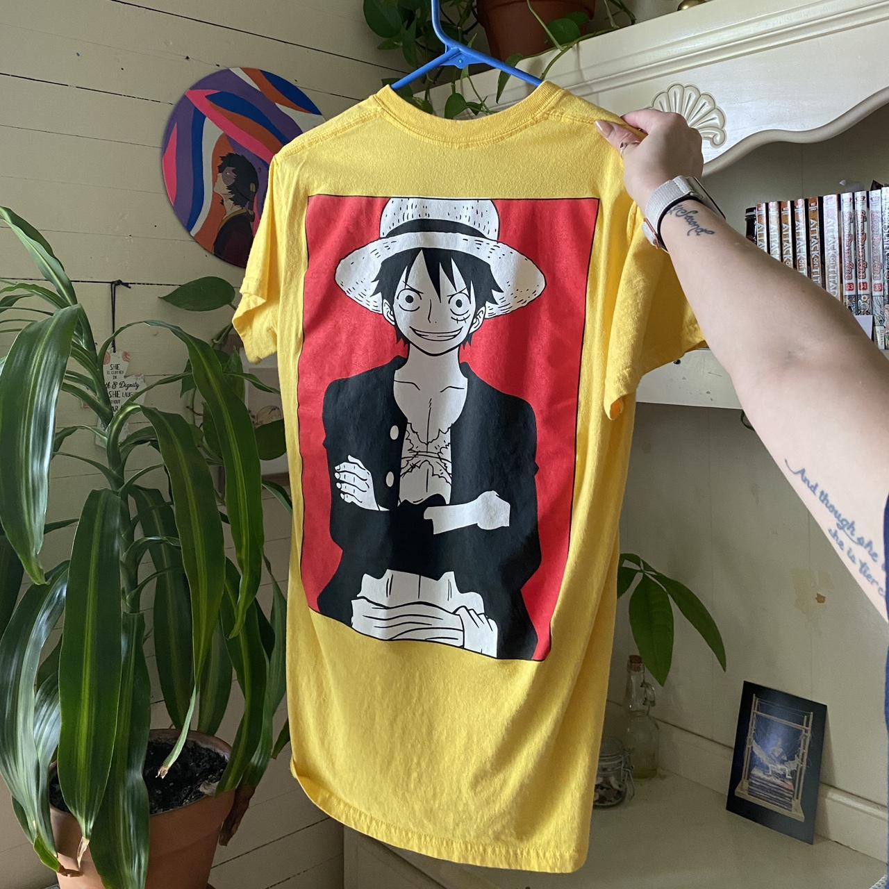Anime One Piece Luffy Shirt Size: Small Worn a... - Depop
