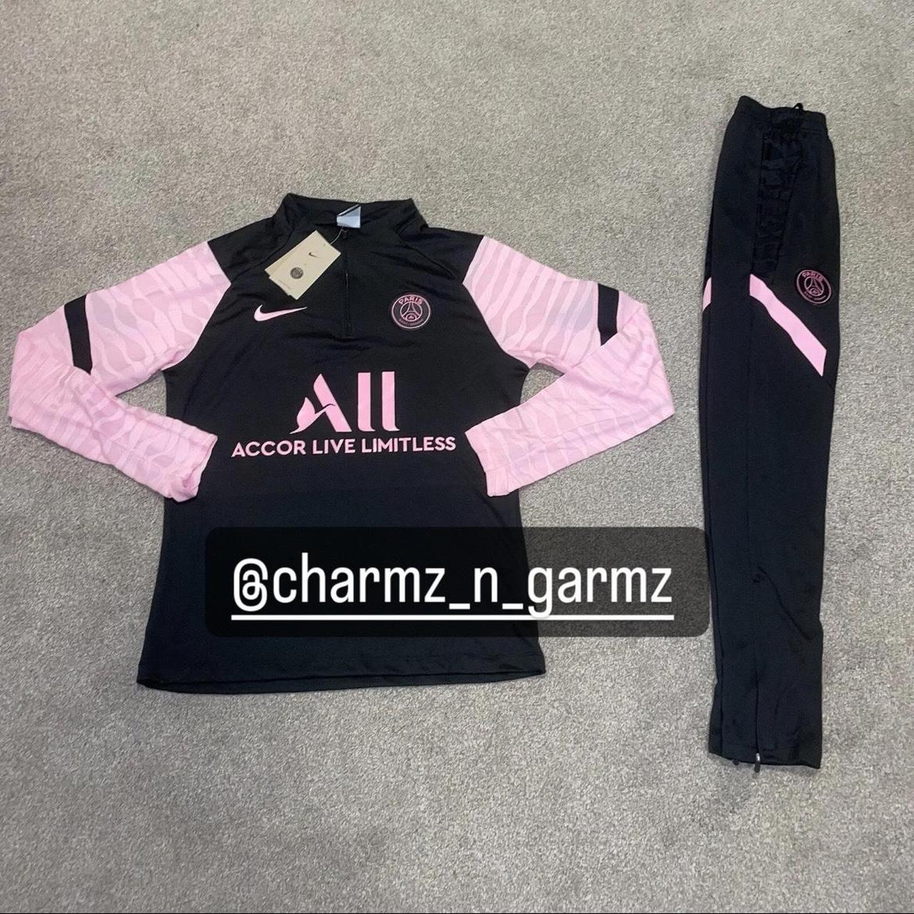 psg white and pink