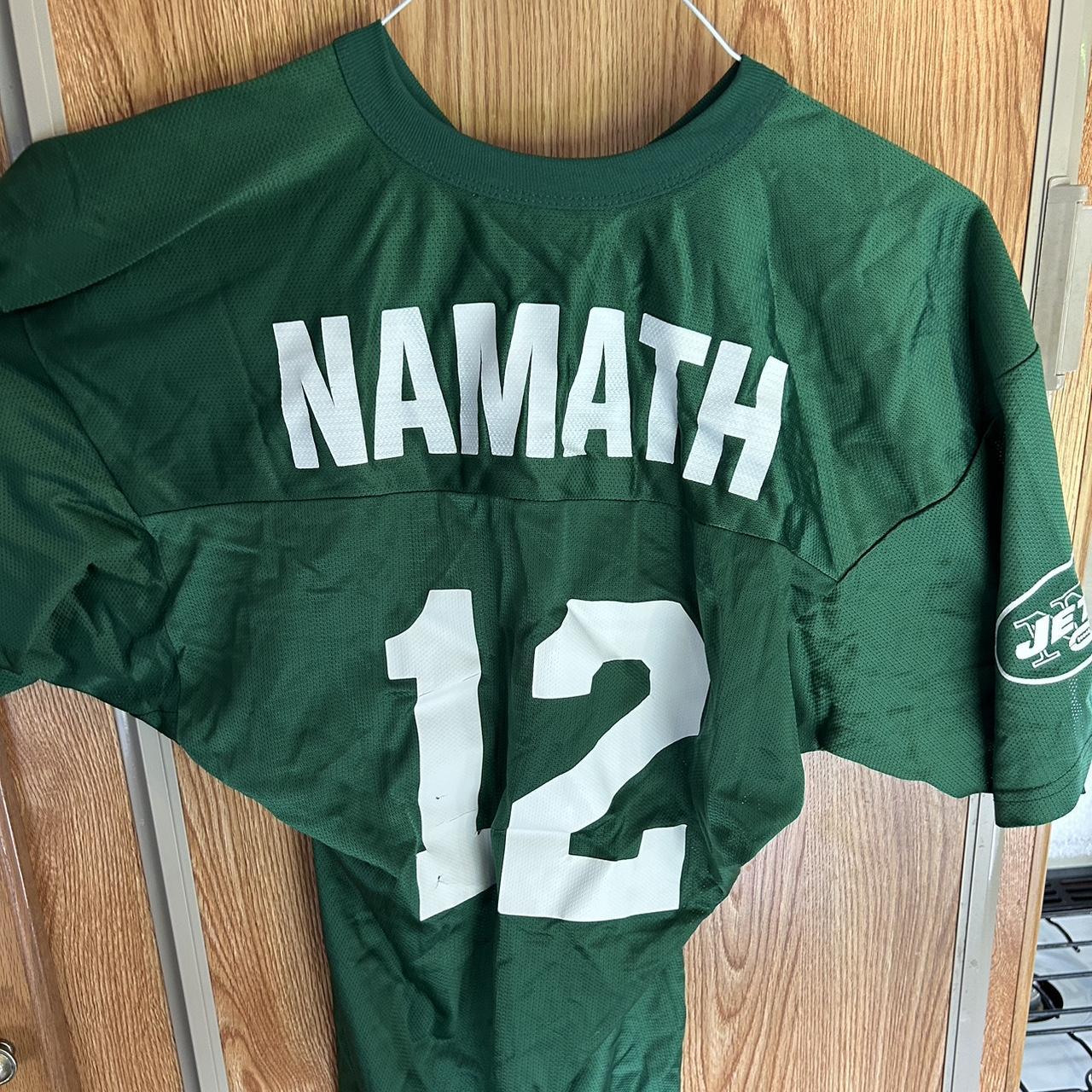 Vintage Joe Namath New York Jets NFL football - Depop