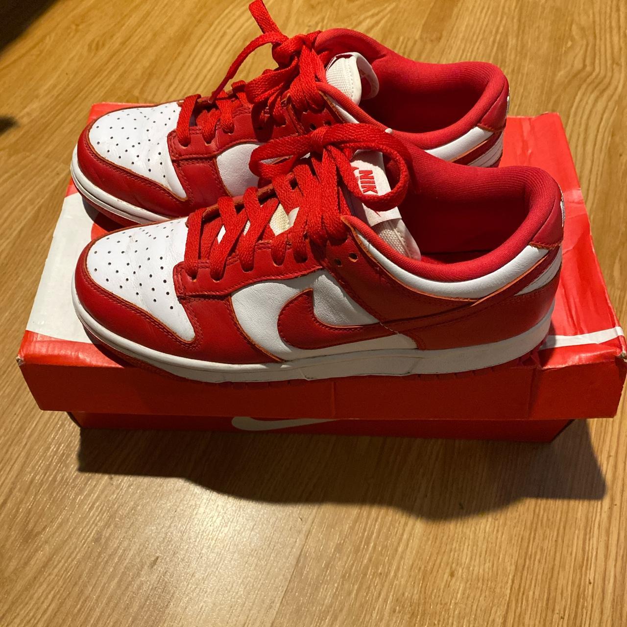 womens red nike dress