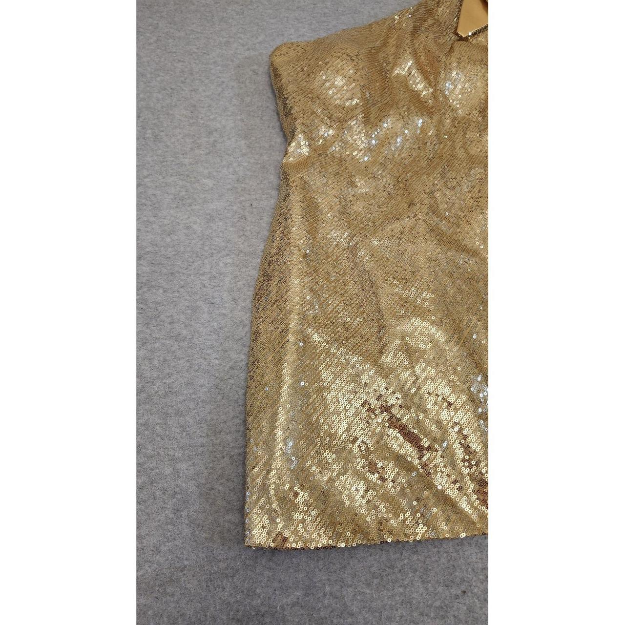 Scala Women's Dress - Gold - 10 – Vtg Y2k Scala D… - image 5