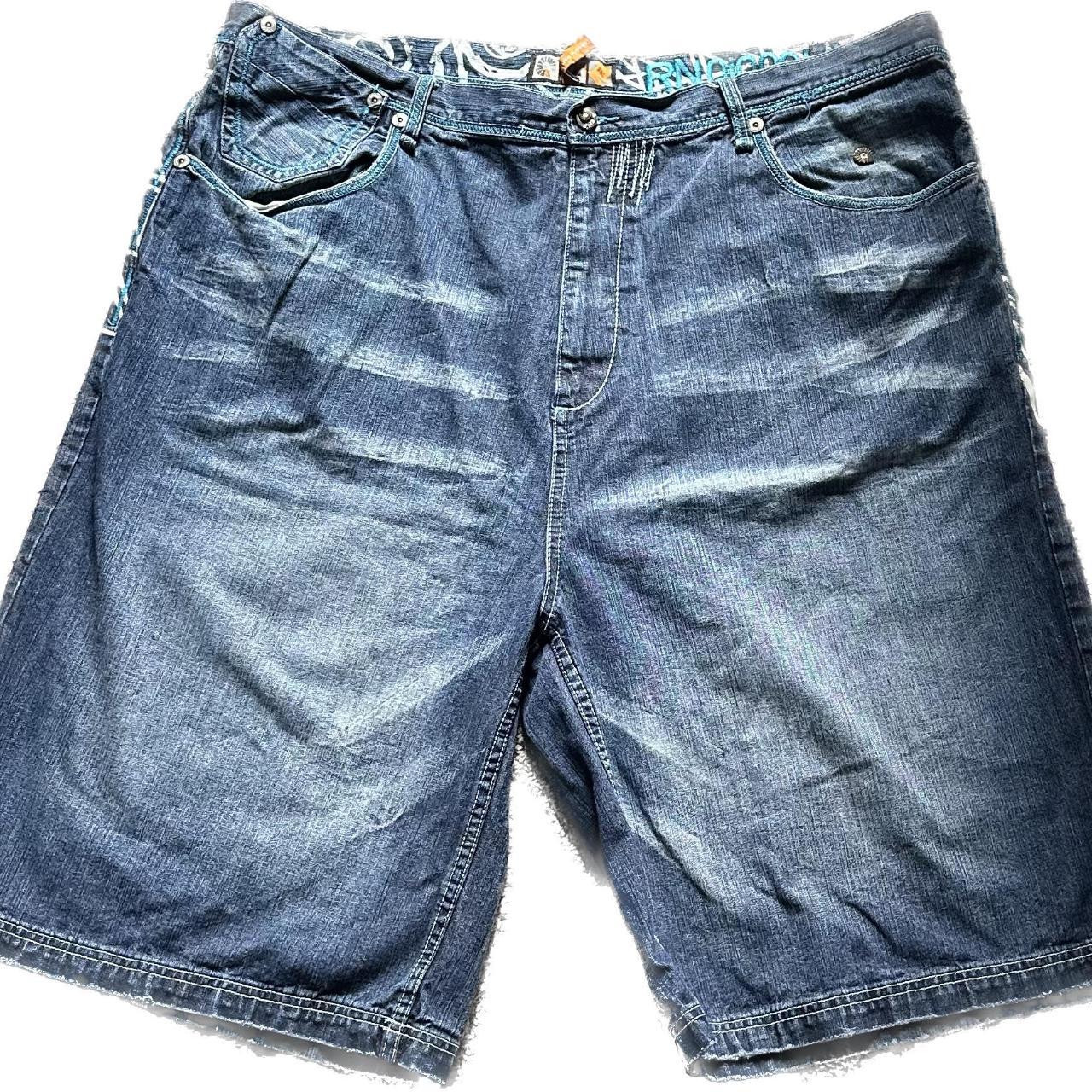 Mens Huge Y2K Akademiks Jorts, 17 inch leg opening - Depop