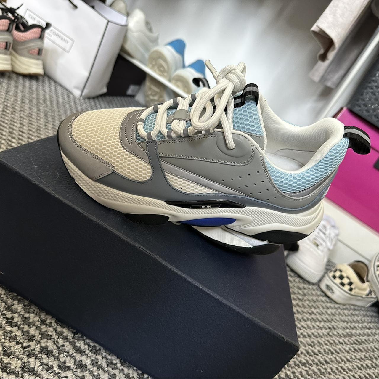 Dior b22s baby blue Unreal condition as wore them... - Depop