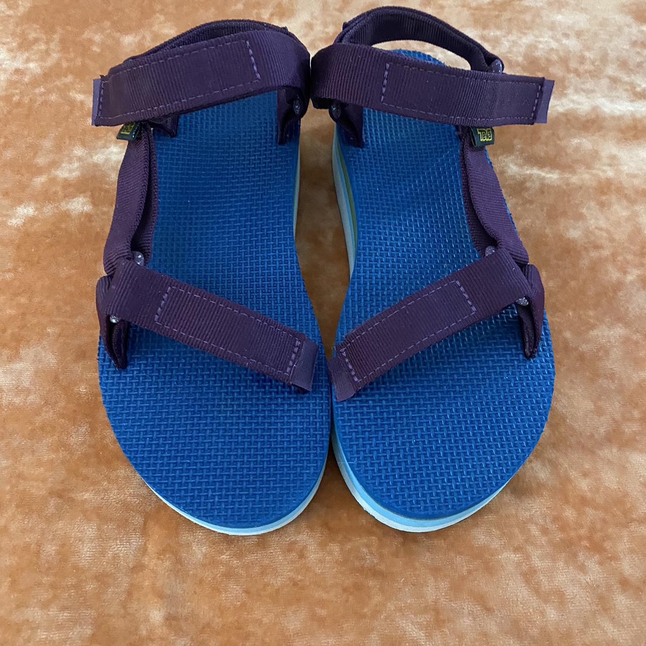 teva sandals purple