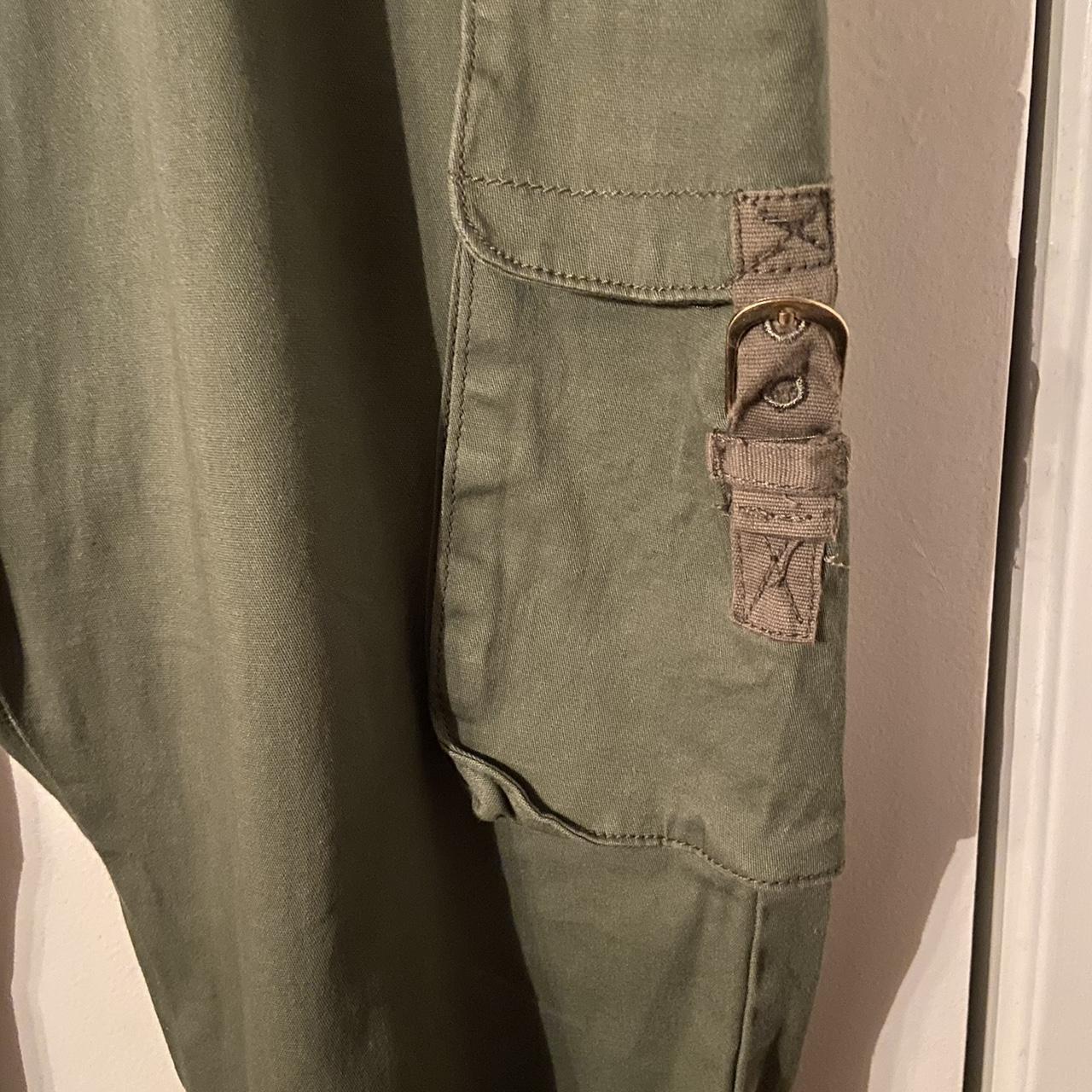 Apple Bottoms Women's Khaki and Green Trousers (2)