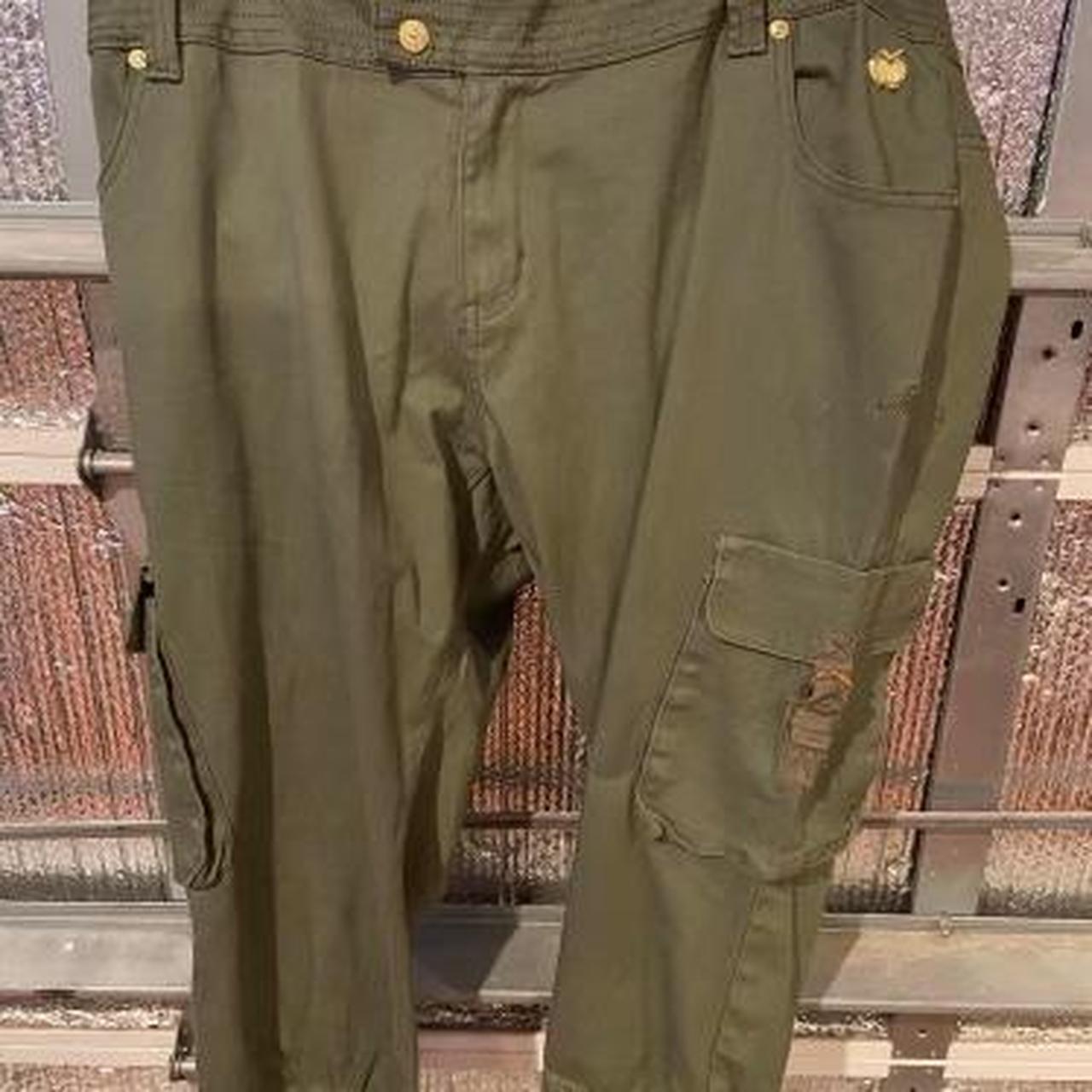 Apple Bottoms Women's Khaki and Green Trousers (7)