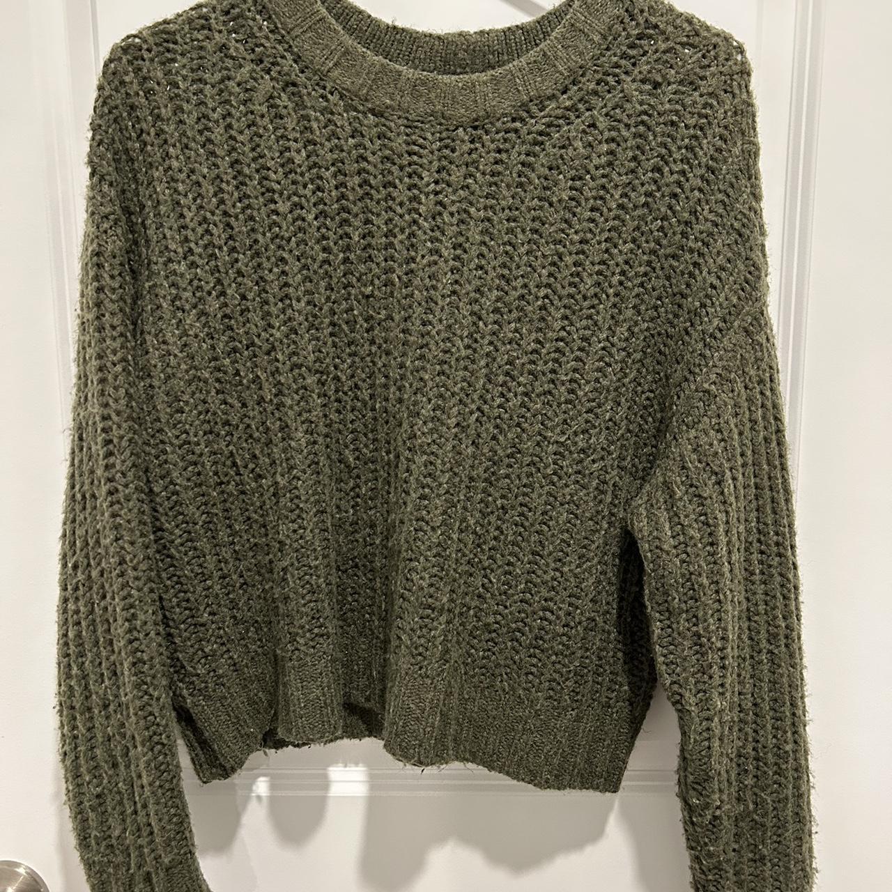 Super Soft Dark Green American Eagle Chunky Grandpa Depop