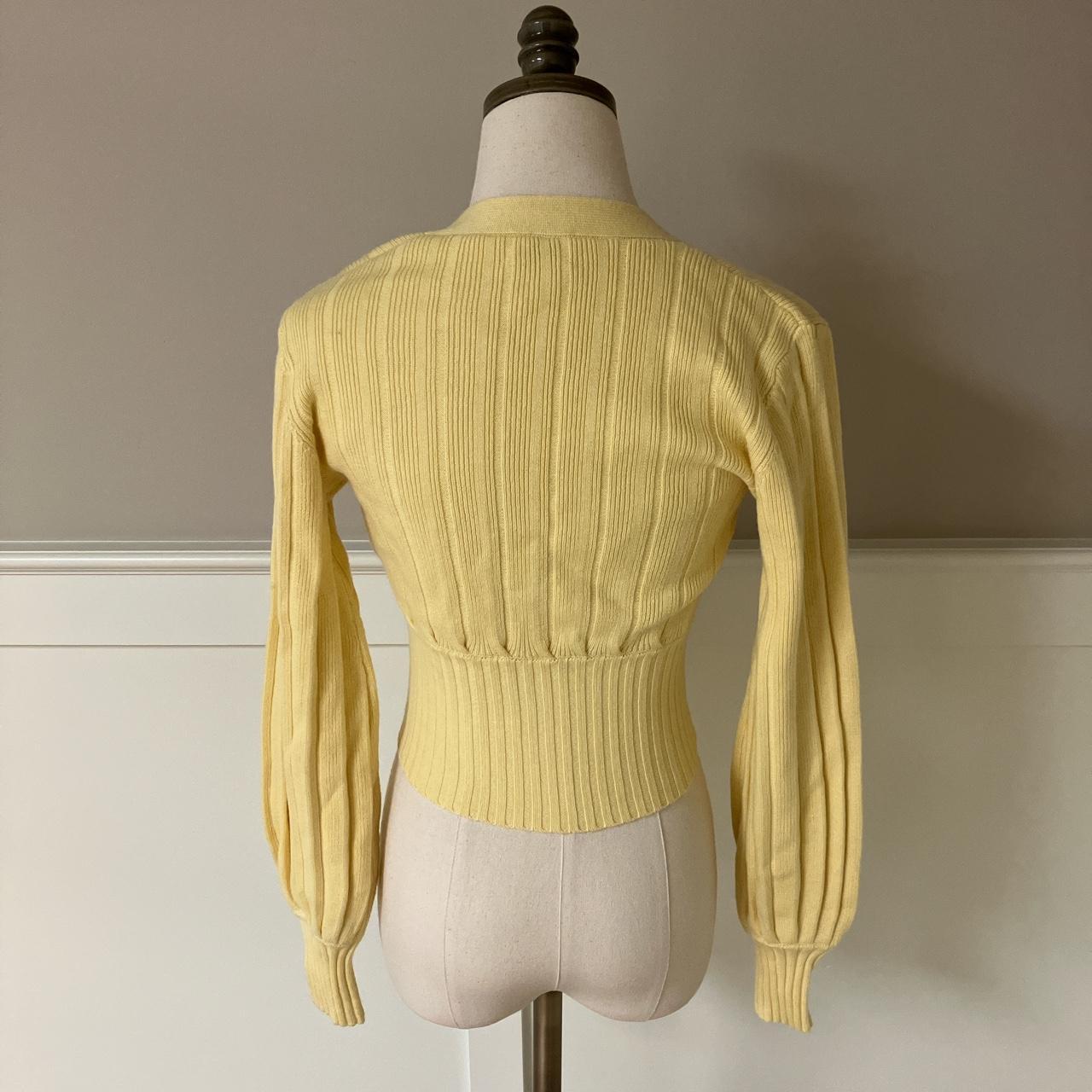 Aritzia 2024 yellow sweater