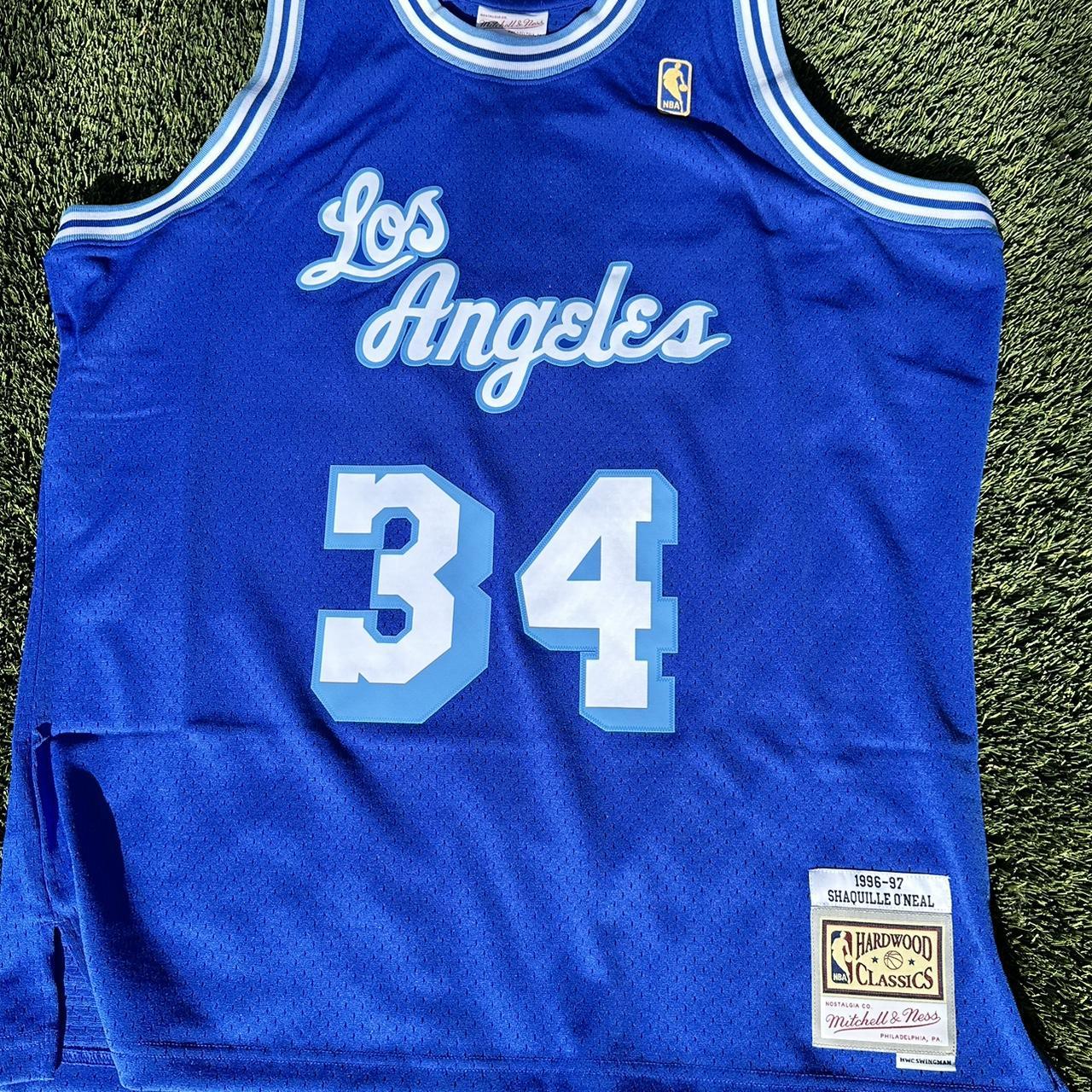 Vintage Shaquille O'Neal Los Angeles Lakers Jersey - Depop