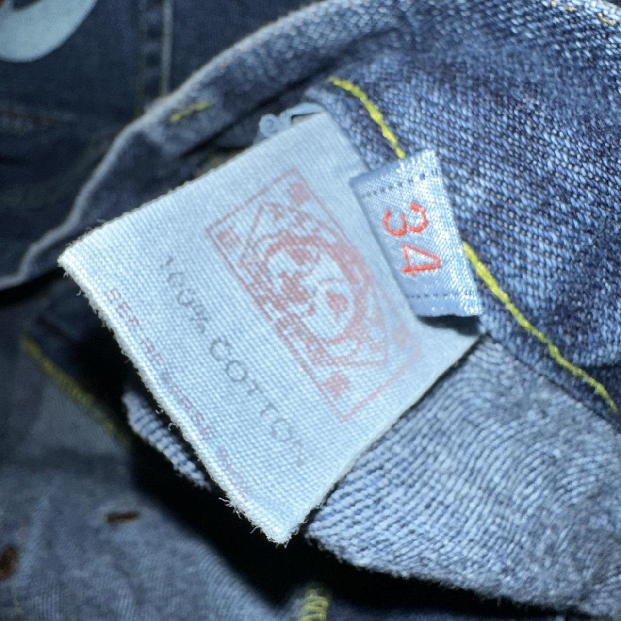 Evisu Baggy Jorts Japanese Denim Shorts Riveted Fly... - Depop
