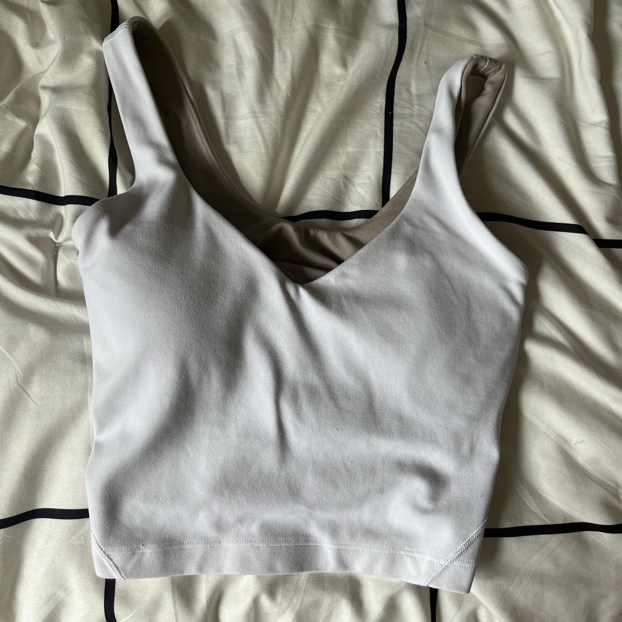 White Lululemon Align Tank