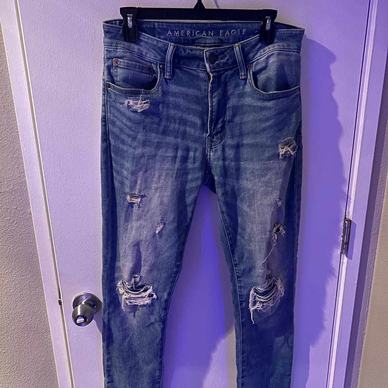 American Eagle Ripped Jeans #jeans #rippedjeans - Depop