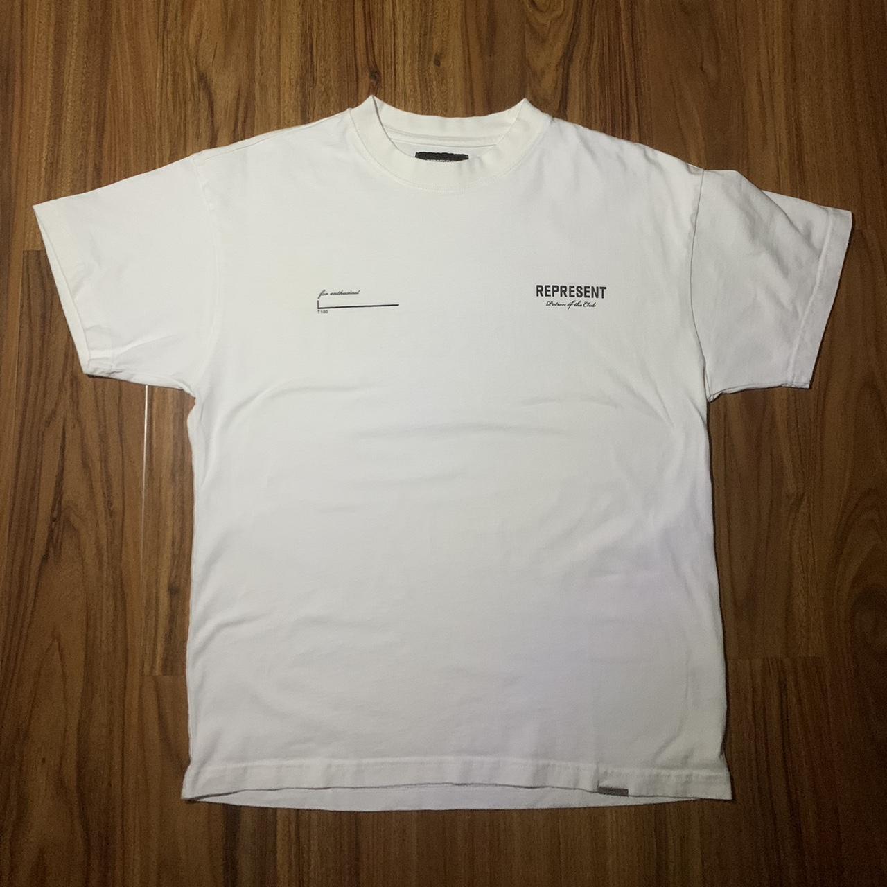 Represent Men's White T-shirt | Depop