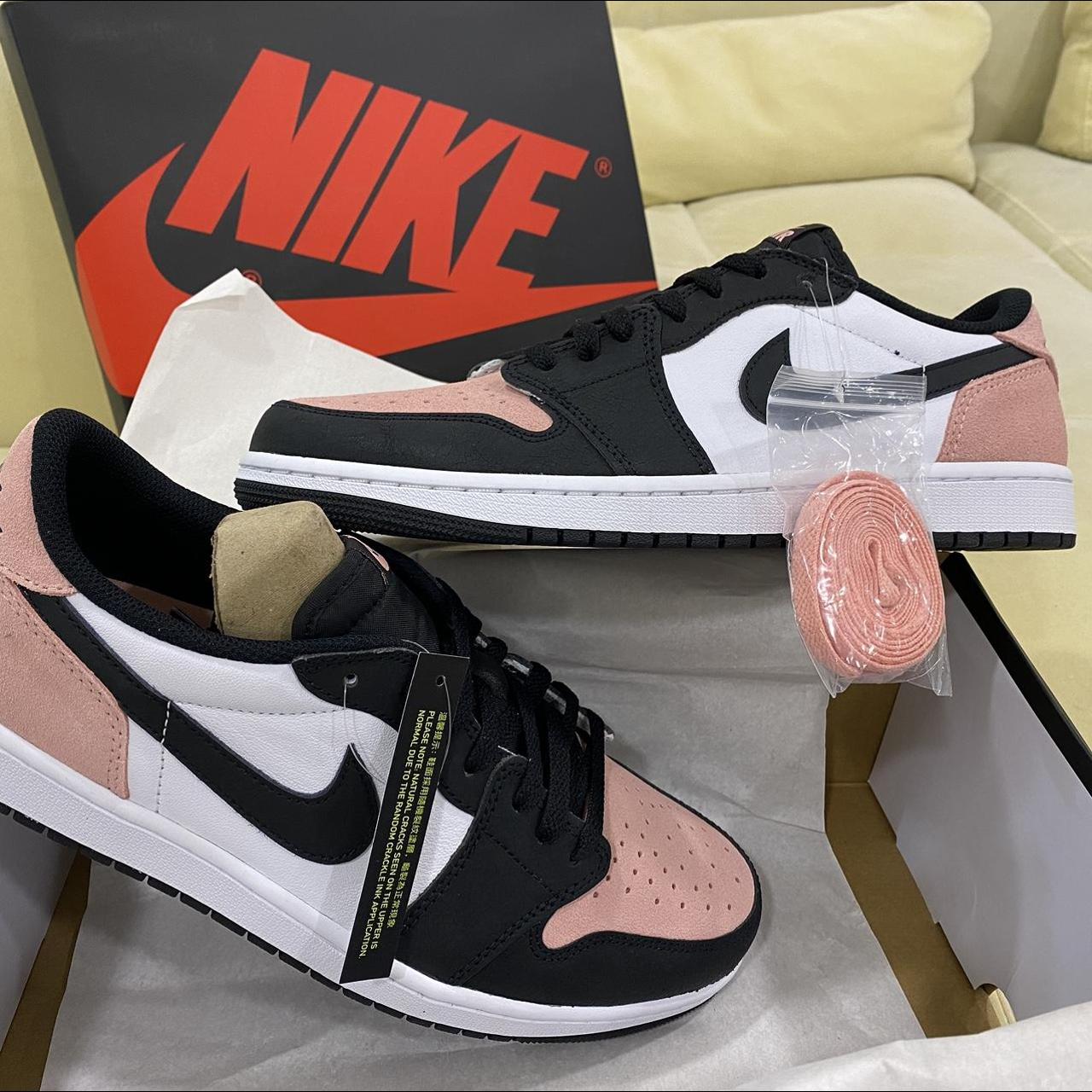 Brand New Jordan 1 Low Bleached popular Coral Size 11M