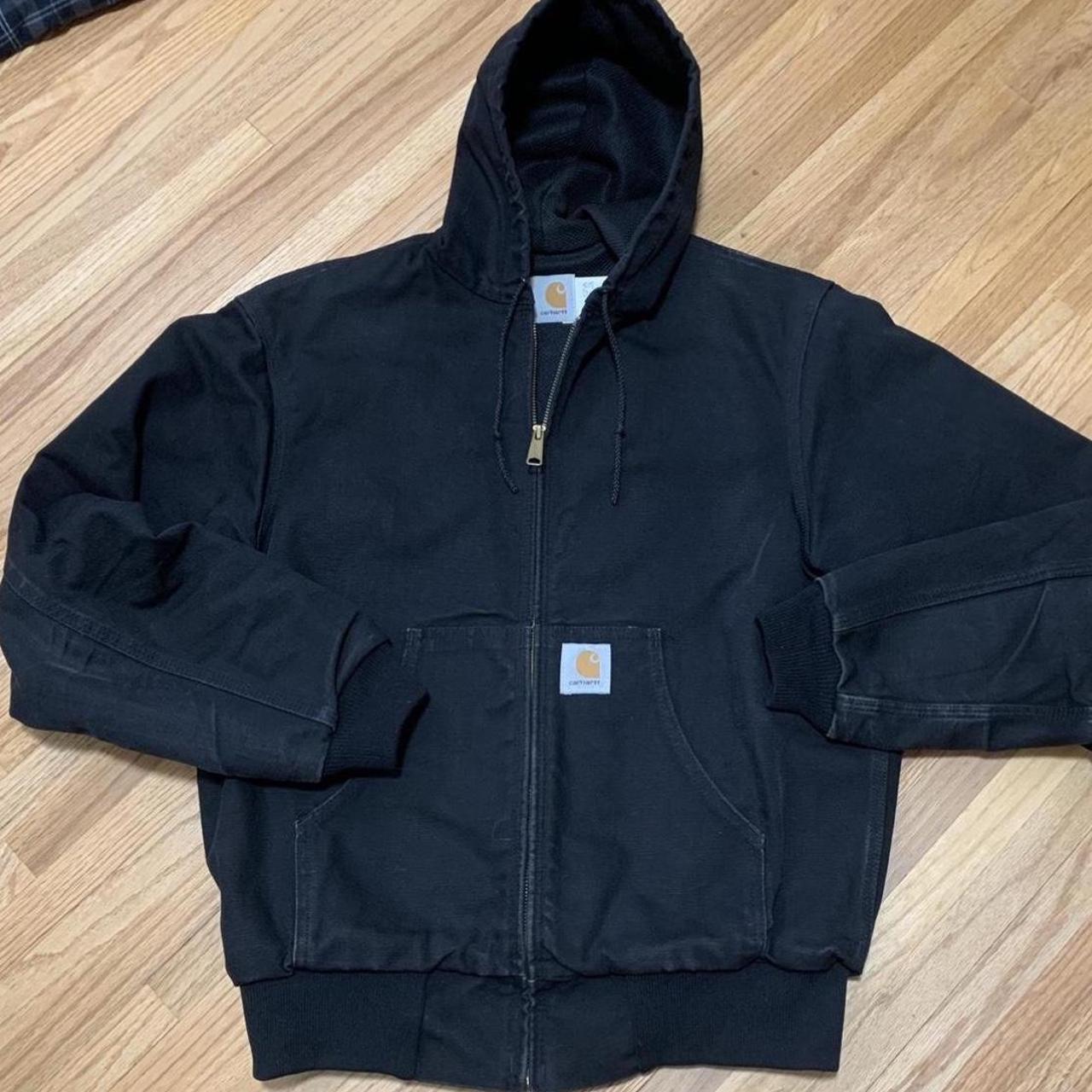 Carhartt Men's Black Jacket | Depop