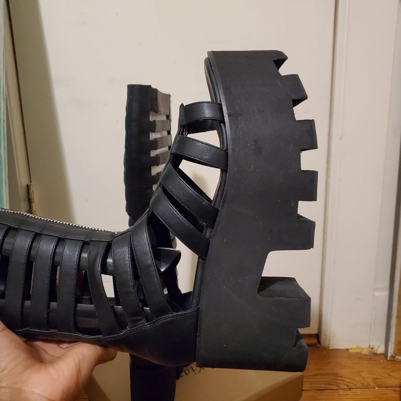 LV gladiator sandals 2018 worn minimally - Depop