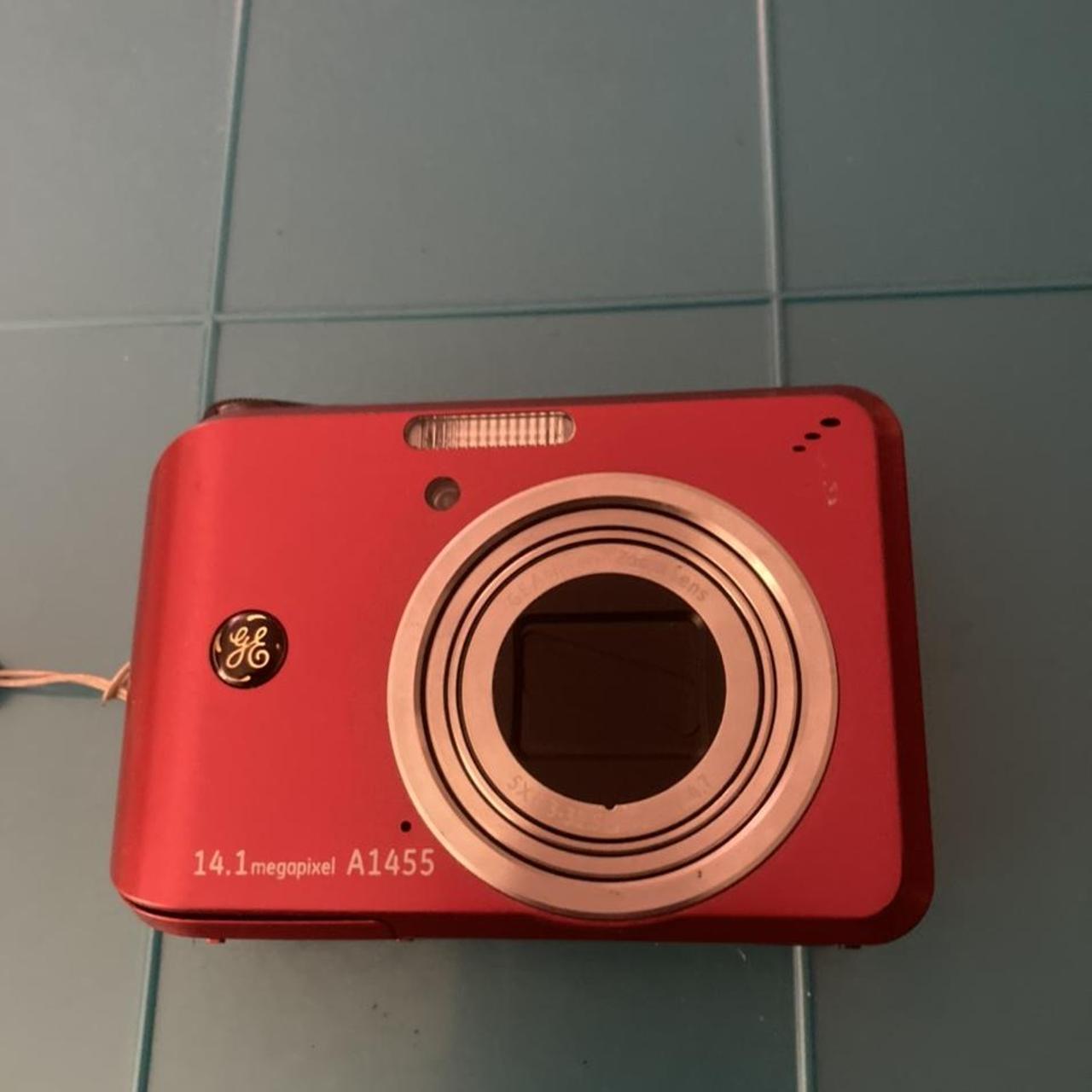 GE A1455 RED 14.1 Megapixel Digital CameraMintNew... Depop