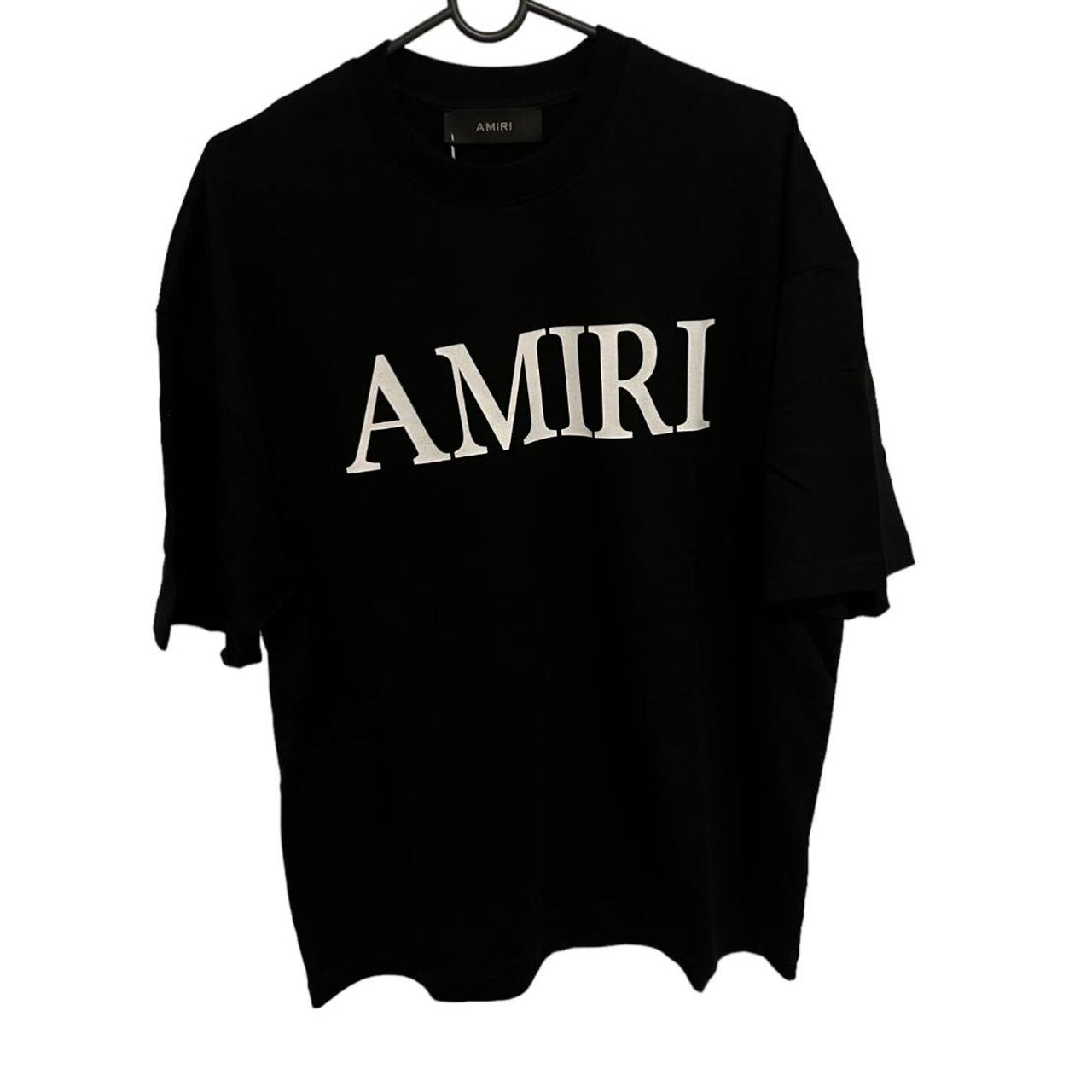 Amiri Men's Black T-shirt | Depop