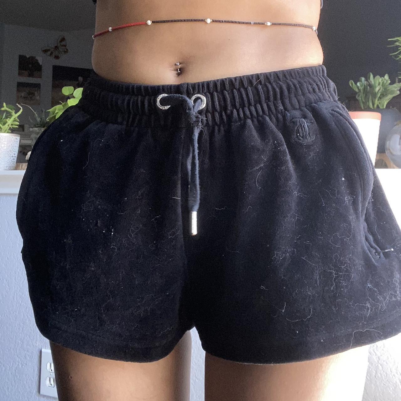 Juicy Couture Velour Butt Bling Shorts ., ., ., OPEN TO