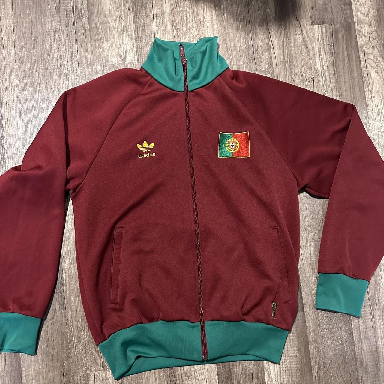 Portugal FC Football Club Adidas track jacket World Cup 1974 Rare Soccer  2XL XXL | eBay
