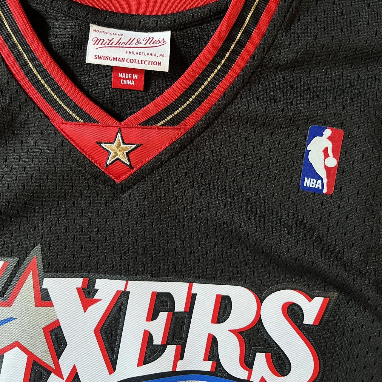 Mitchell & Ness Allen Iverson 76ers Sixers Hardwood... - Depop