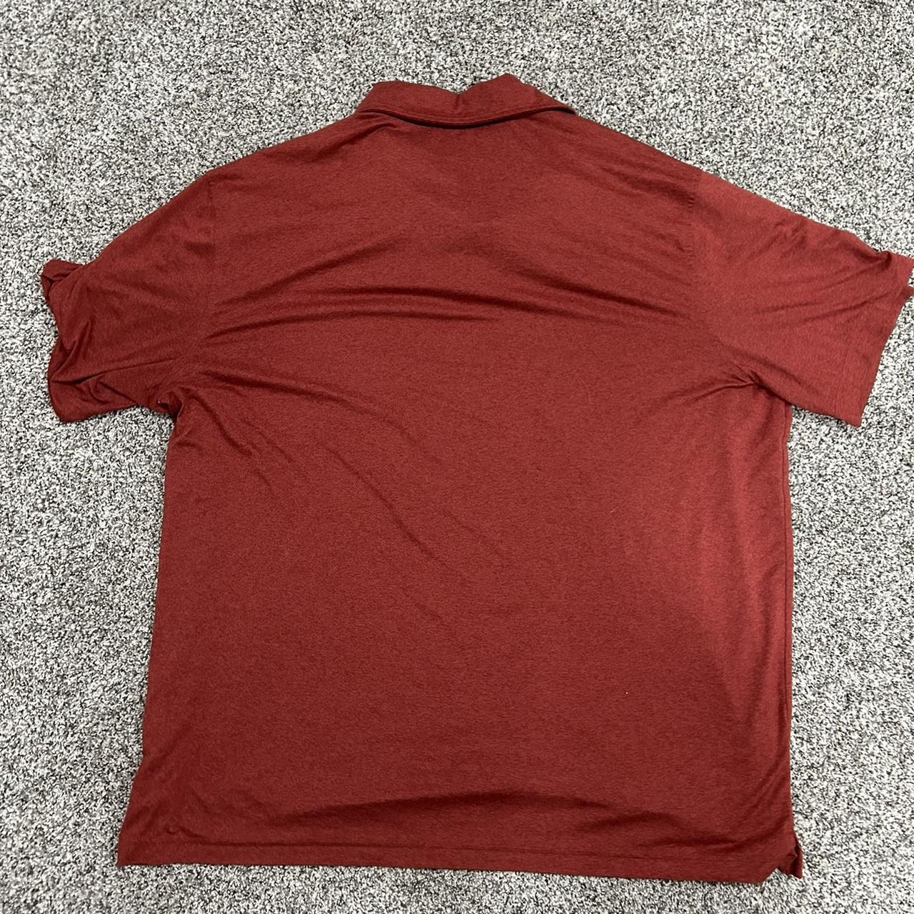 george red polo shirt