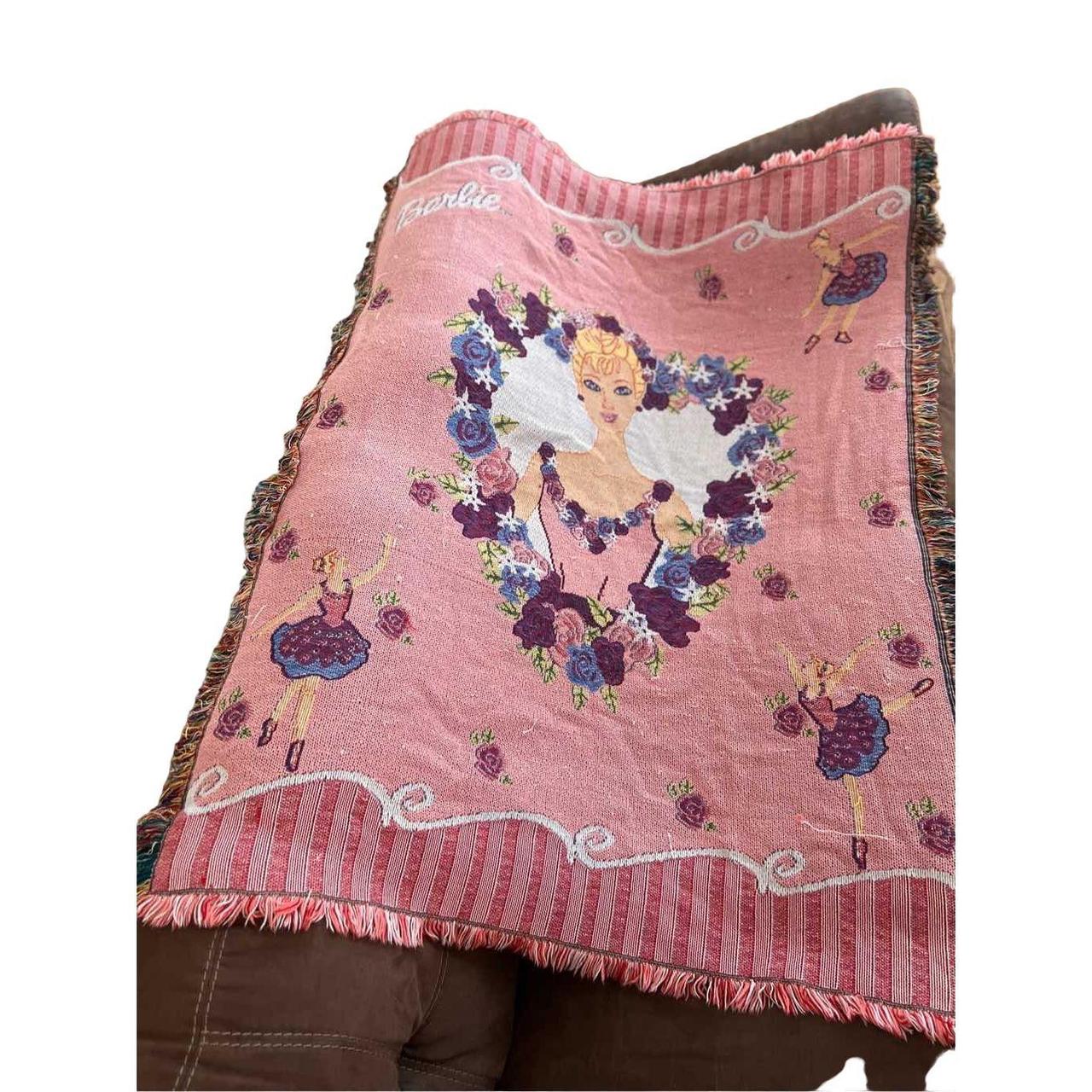 Vintage Barbie Tapestry Blanket 💗✨ No flaws! - Depop