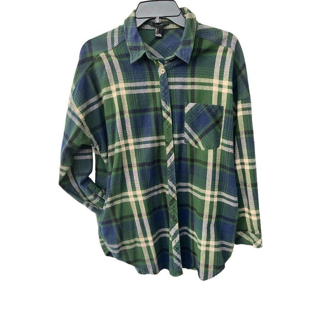 plus size flannel shirt forever 21