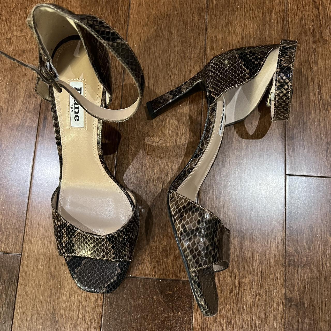 Dune London high heel sandals with strap - Depop