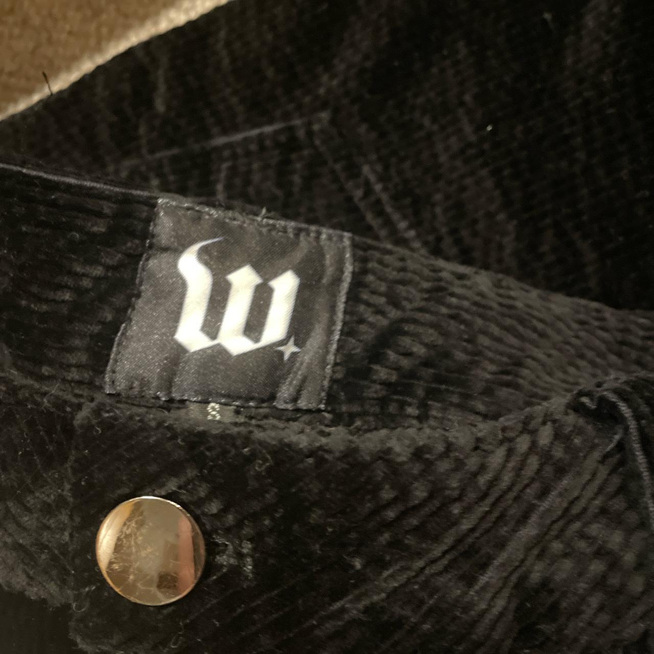 Wojo black baggy corduroy size small Brand new No... Depop