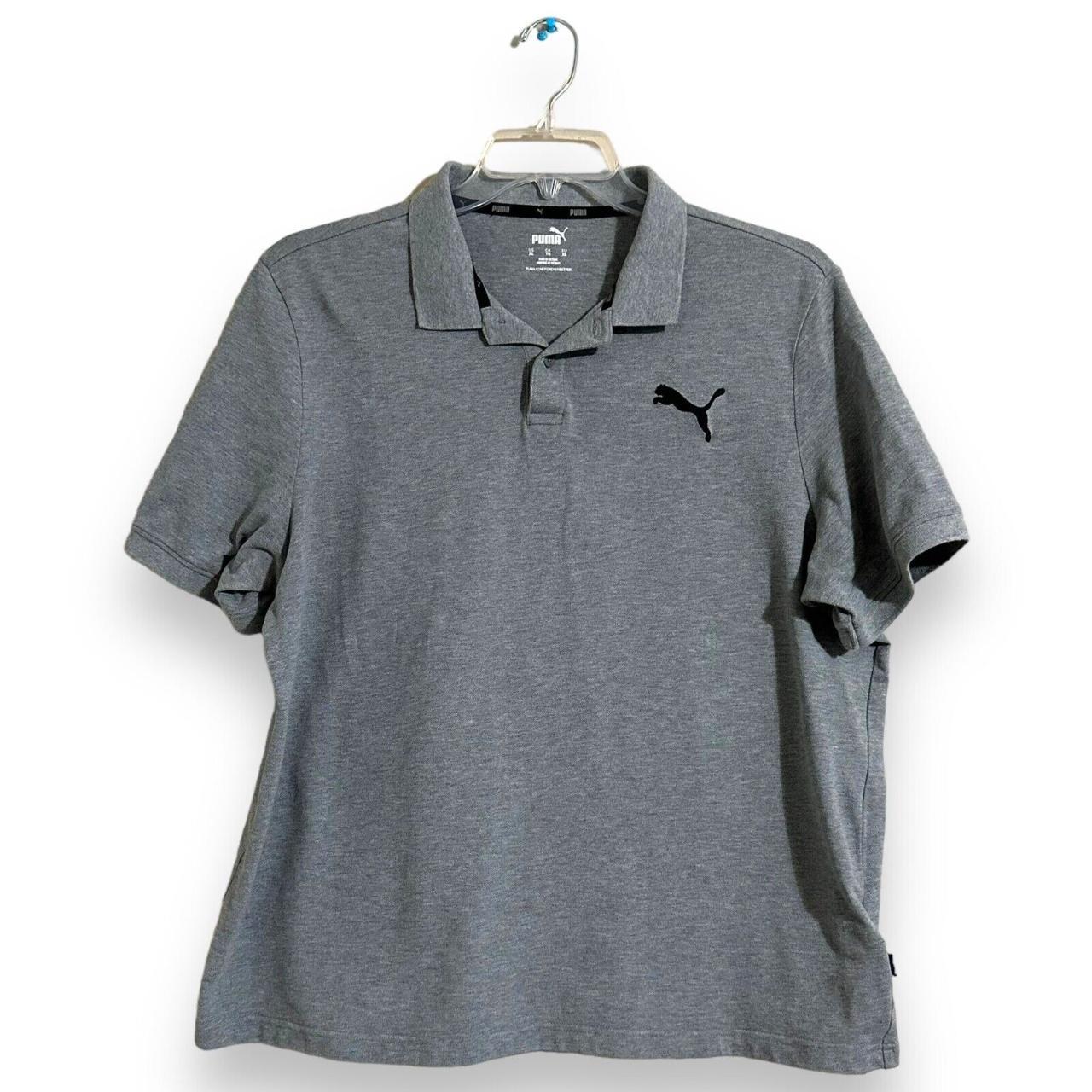 Puma Men's Polo Shirt - Grey - XXL