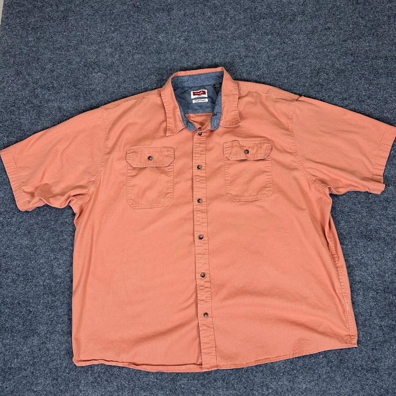 wrangler orange shirt