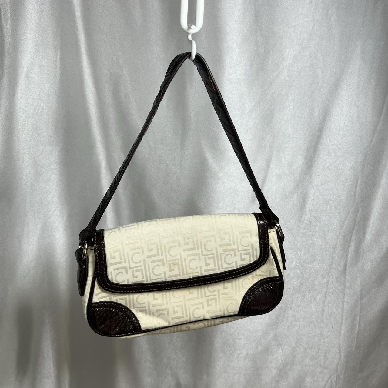 Liz Claiborne Vintage Monogram Baguette Handbag