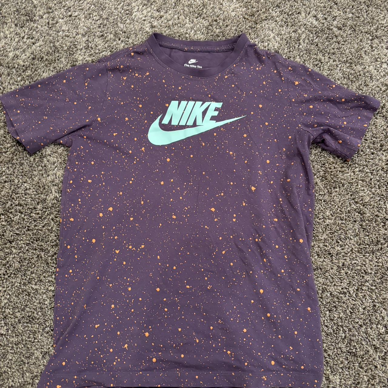 Purple and orange nike shirt hotsell