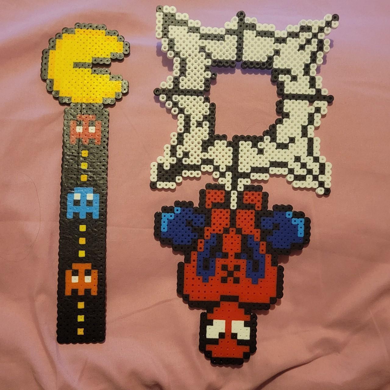 Cool Perler Bead Designs 3d Pac Man Iron Man Fuse Bead Pattern